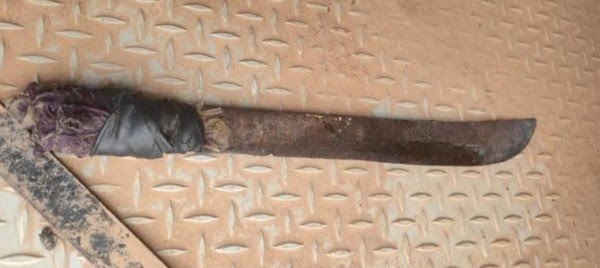 Idoso é agredido pelo próprio filho com golpe de facão na cabeça