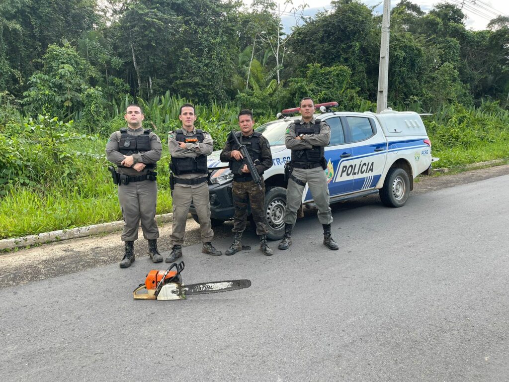 Homem é preso por desmatamento ilegal e invasão de propriedade em Cruzeiro do Sul