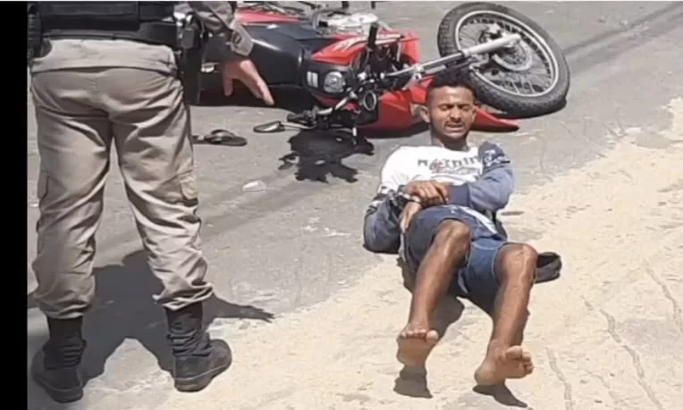 Em Cruzeiro do Sul, bandido que atropelou idoso ao tentar fugir da polícia é preso