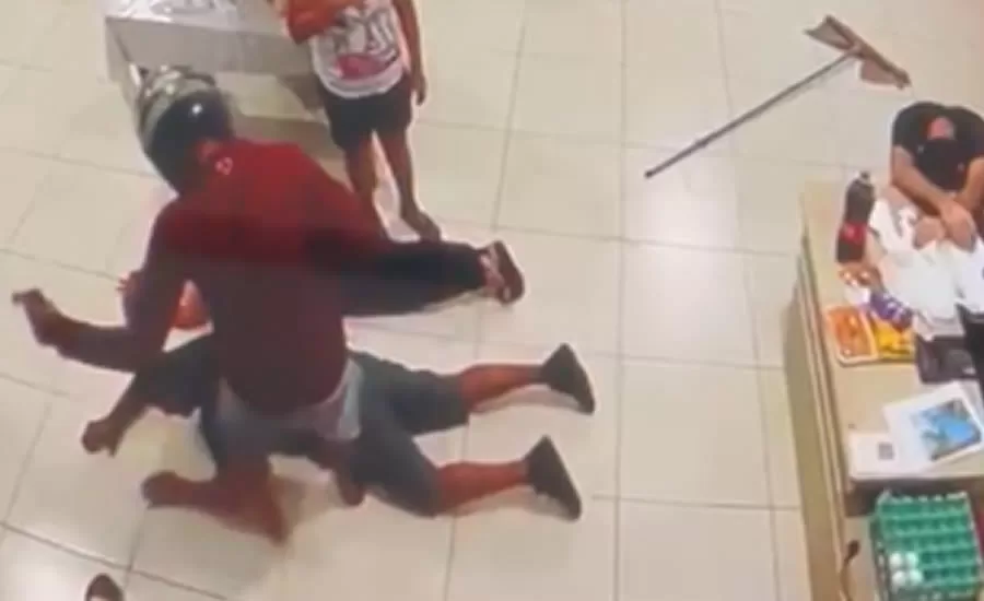 Assalto é registrado em um estabelecimento comercial no bairro do Colégio, em Cruzeiro do Sul