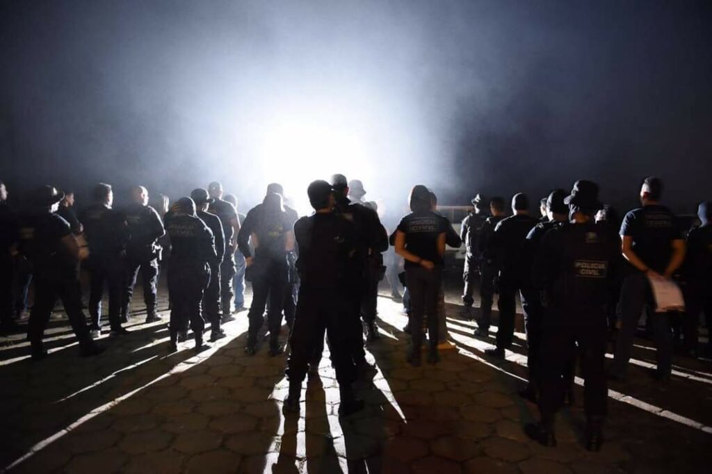 Operação “Corisco” da PC prende pessoas ligadas ao crime de roubo e apreende arsenal de armas