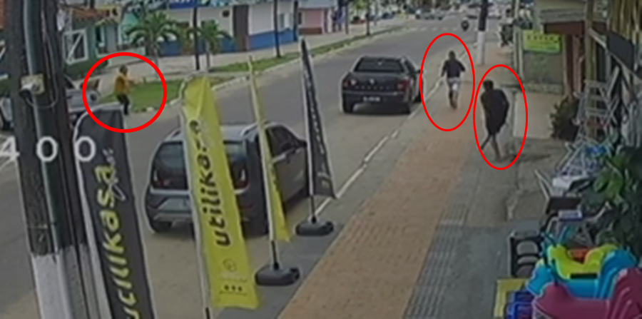 Tentativa de assalto no Centro de Cruzeiro do Sul termina com empresário em perseguição aos bandidos