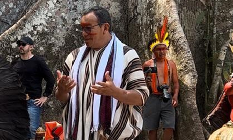 Liderança convoca população indígena para participar da assembléia virtual realizada pela Opirj