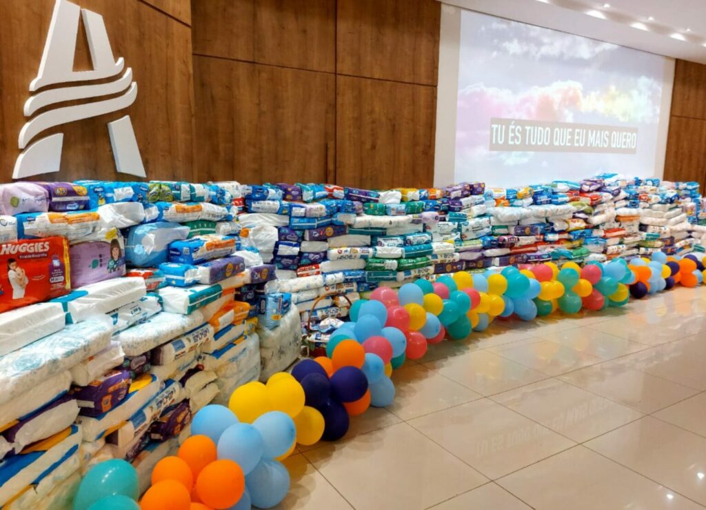 Acre recebe doação de fraldas descartáveis do Colégio Adventista de Rio Branco