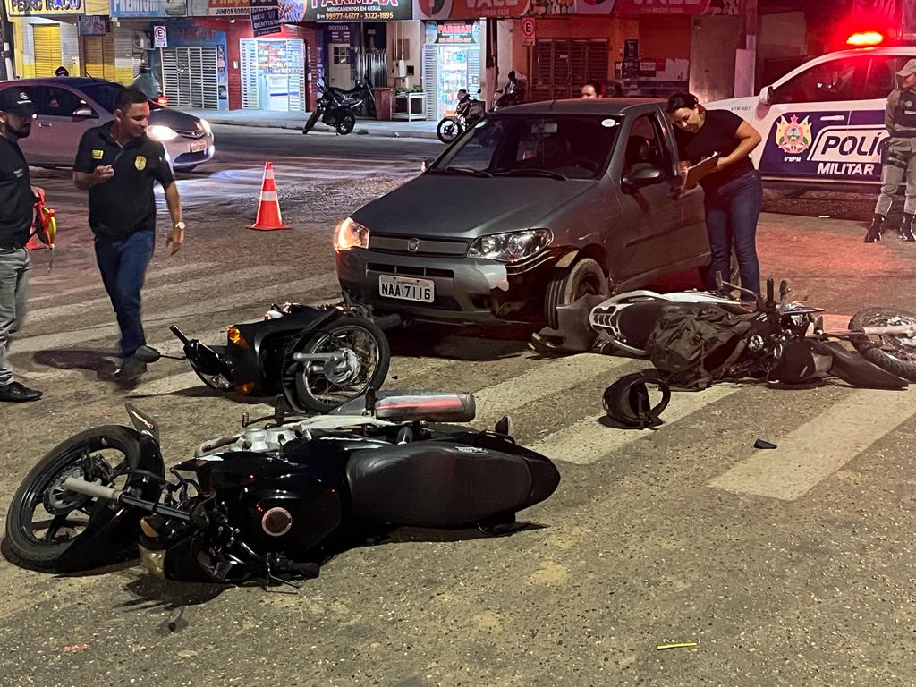 Mais um acidente é registrado neste domingo (24) em Cruzeiro do Sul