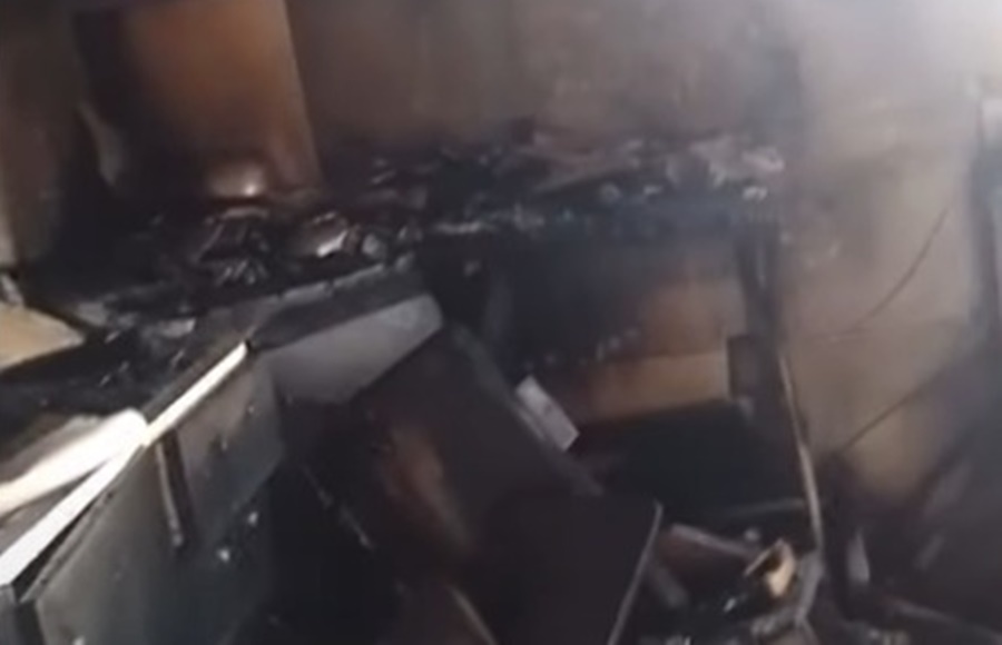 Botija de gás explode e destrói cozinha de residência no interior do Acre