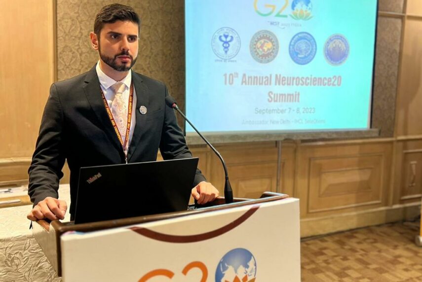 Médico destaca avanços na neurociência e saúde do Acre durante congresso do G20, na Índia