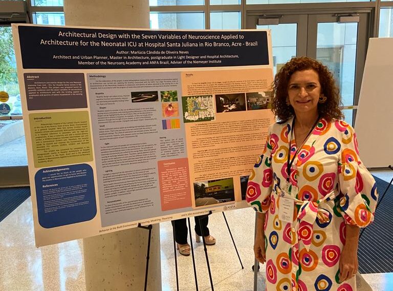 Arquiteta Marlúcia Cândida apresenta projeto de UTI Neonatal do Acre em evento na Califórnia