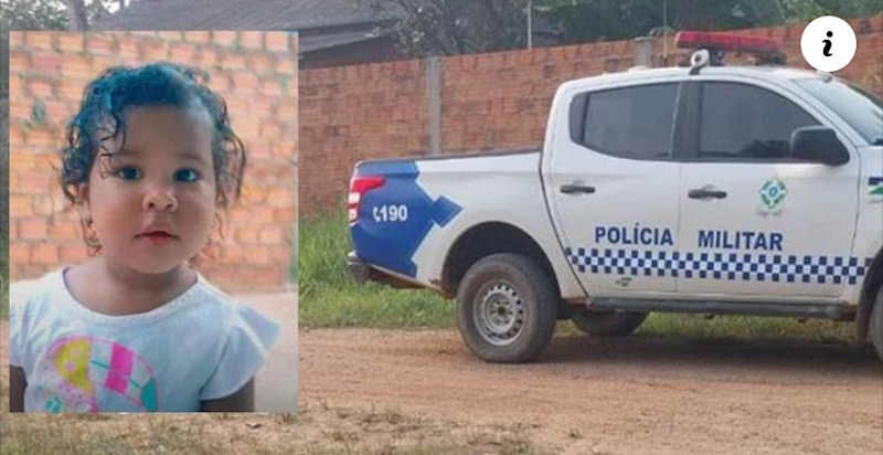 Homem espanca filha de 2 anos até a morte, e é executado a tiro pela esposa