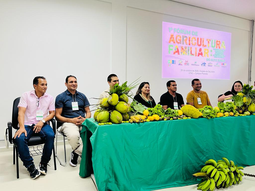 1º Fórum de Agricultura Familiar do Alto Juruá debate a segurança alimentar e nutricional por meio do PNAE