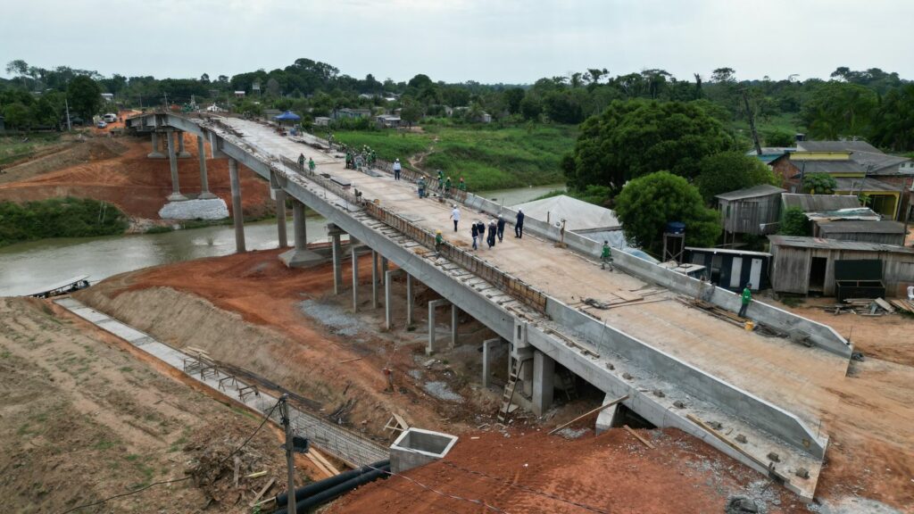 Segunda Ponte de Sena Madureira tem 90% da obra concluída