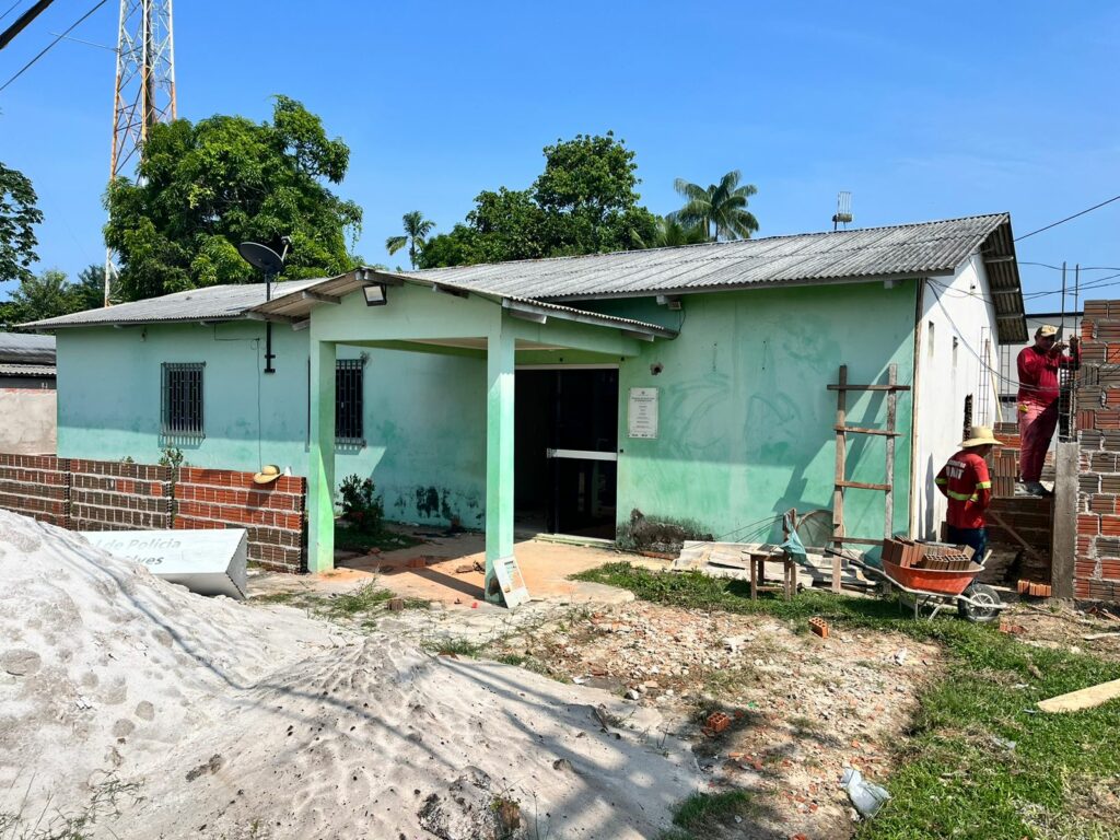 Reforma e ampliação da delegacia de Rodrigues Alves está em fase adiantada