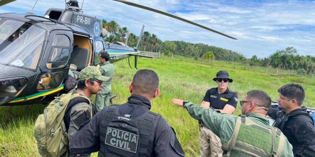 Polícia usa helicóptero para prender homem que tentou matar esposa e filha em Cruzeiro do Sul