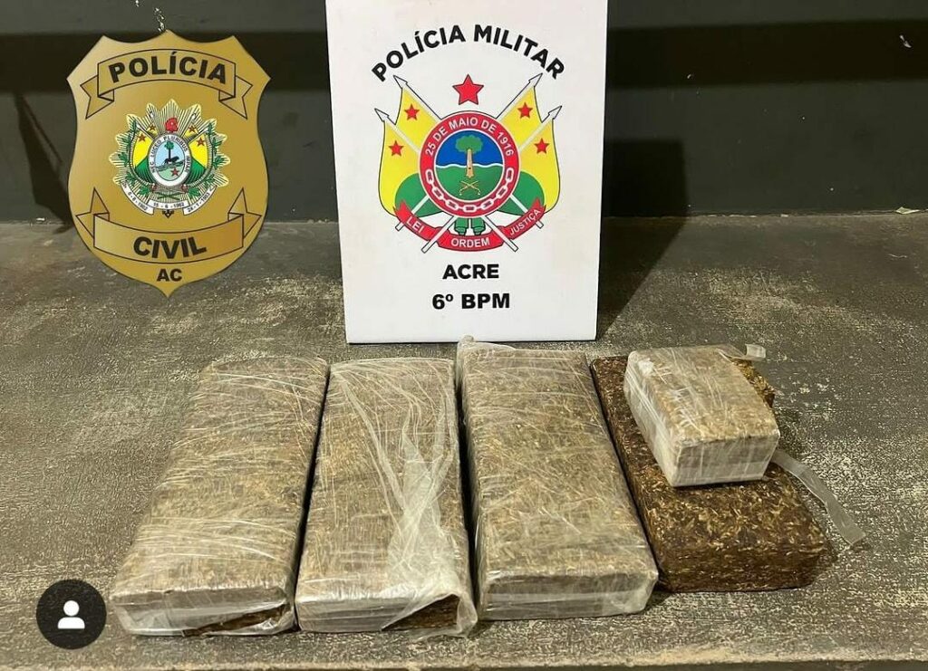 Forças de segurança de Cruzeiro do Sul prendem indivíduo por tráfico de drogas
