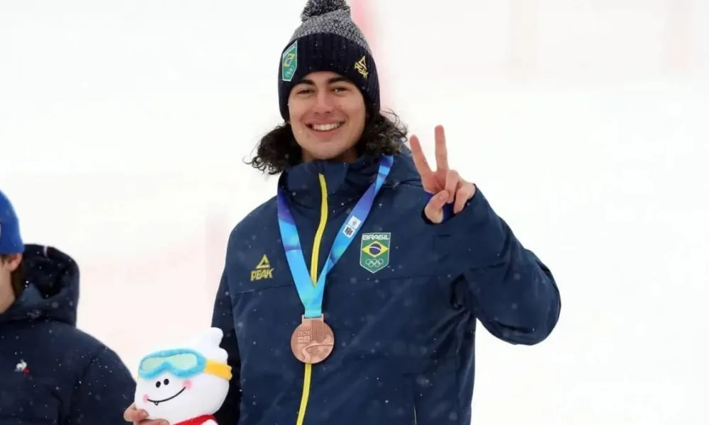 Brasil conquista primeira medalha da história em Jogos Olímpicos de Inverno