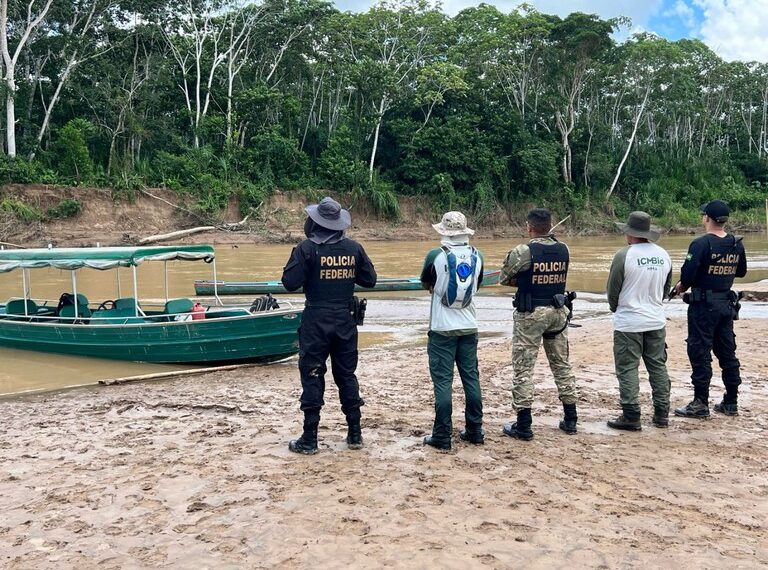 Polícia Federal inicia patrulhamento em localidades do Rio Acre, no interior do estado