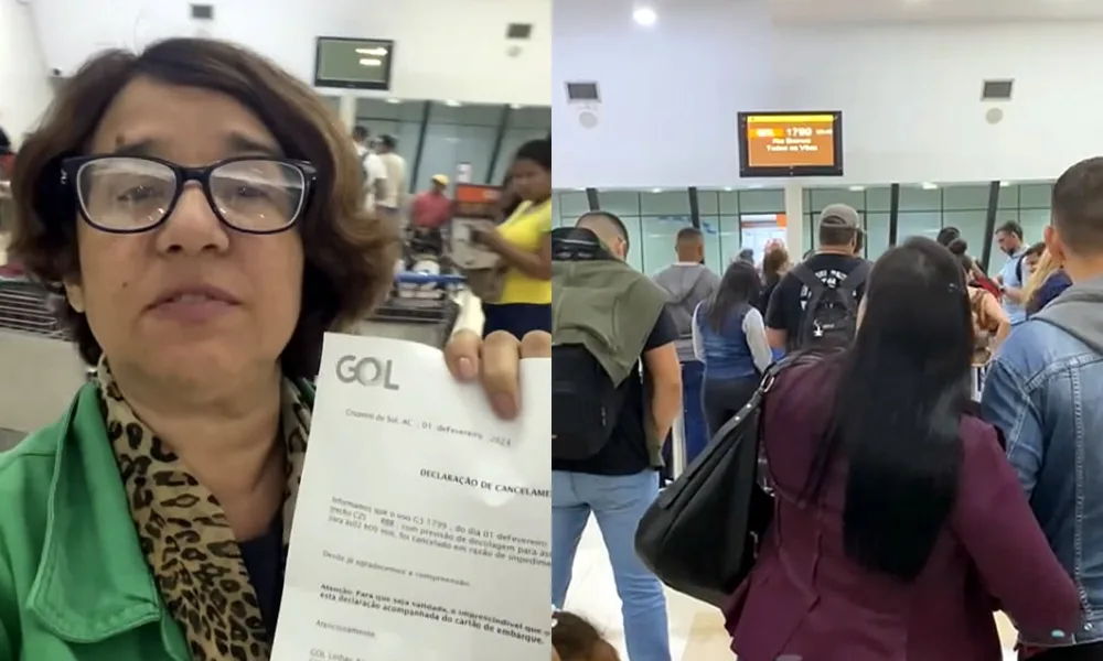 Cruzeiro do Sul: Voo é cancelado e passageiros cobram refeição e remarcação da Gol