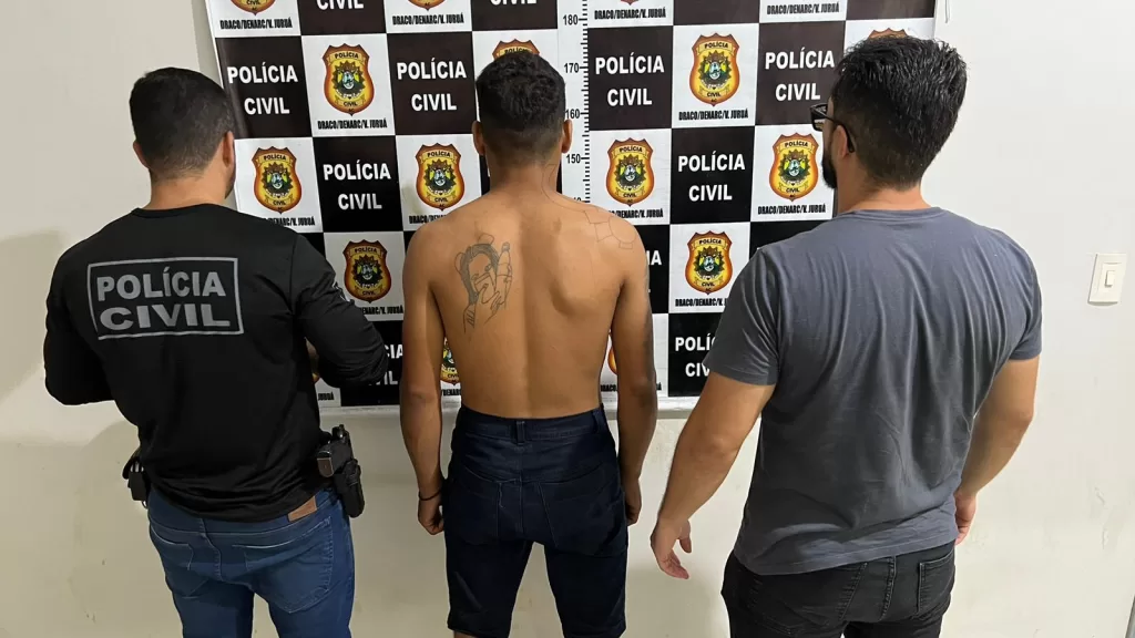 Polícia Civil prende líder de facção criminosa por extorsão em Rodrigues Alves