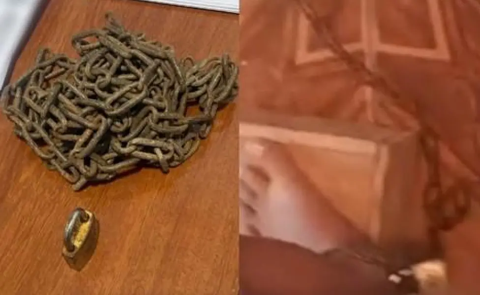 Mãe acorrentava filho de 10 anos para que ele não se envolvesse com drogas