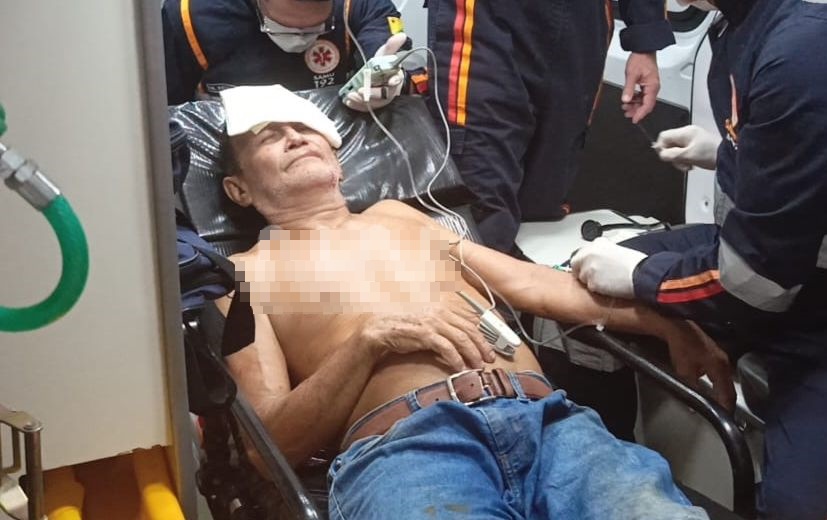 Bandidos agridem e tentam matar idoso de 70 anos no 2º Distrito de Rio Branco