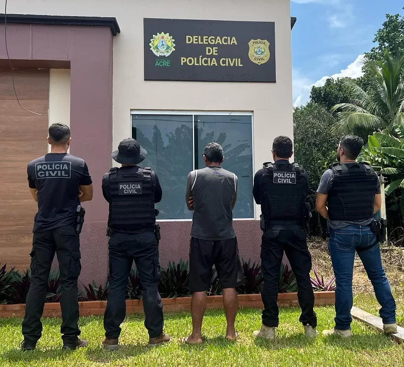Polícia Civil prende homem acusado de duas tentativas de homicídio em Rodrigues Alves