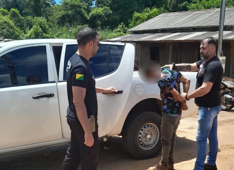 Investigado por homicídio é preso em operação conjunta entre polícias do Acre e Rondônia