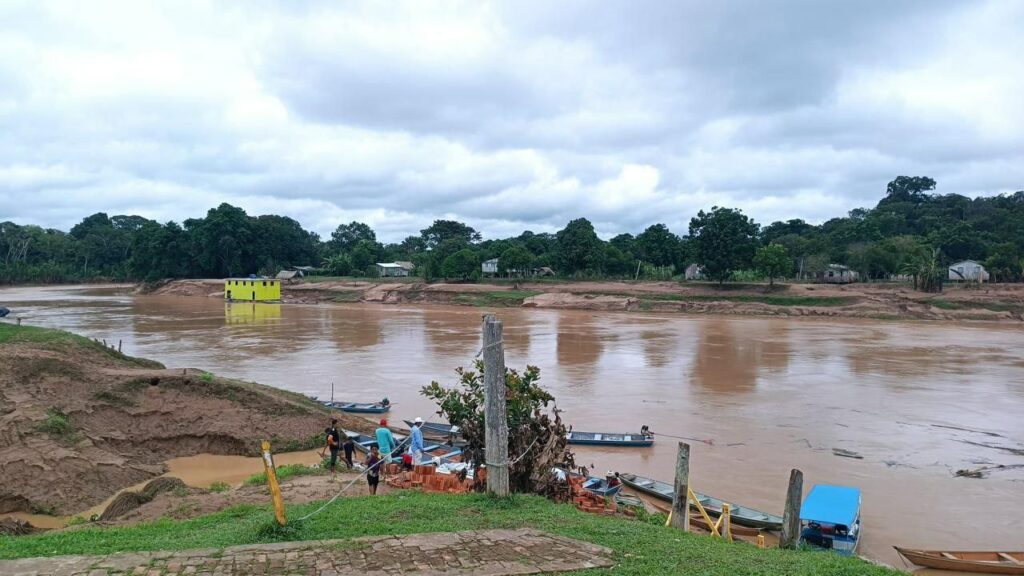 Nível do Rio Juruá sobe em Marechal Thaumaturgo