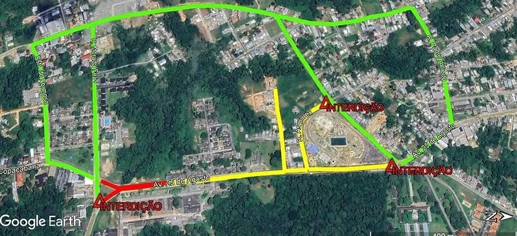 Em Cruzeiro do Sul, trecho da Avenida 25 de Agosto será fechado para obra