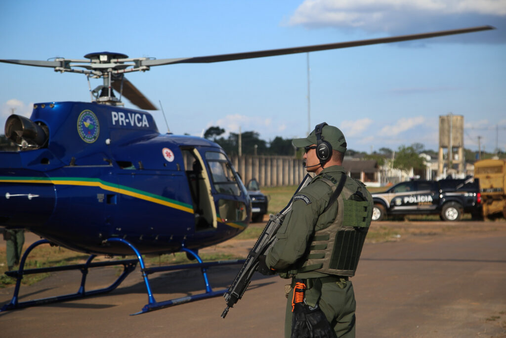 Forças de Segurança do Estado realizam operação no Complexo Penitenciário de Rio Branco e arredores