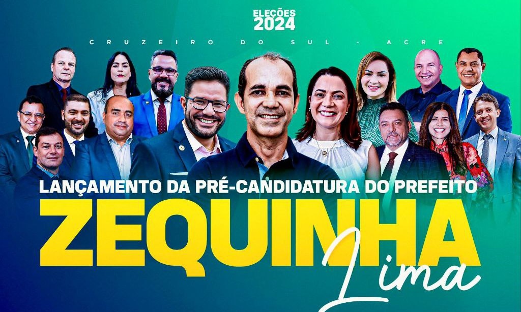 Progressistas anuncia lançamento de pré-candidatura de Zequinha Lima em Cruzeiro do Sul