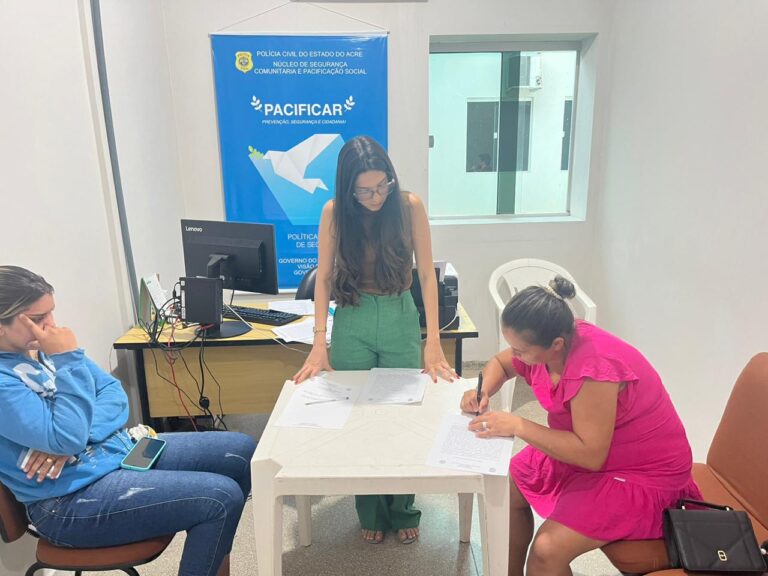 Polícia Civil do Acre realiza mutirão de conciliação em Cruzeiro do Sul