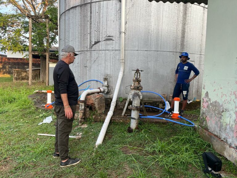 Saneacre realiza testes e inicia implantação de sistemas de cloração de poços de distribuição de água em Cruzeiro do Sul