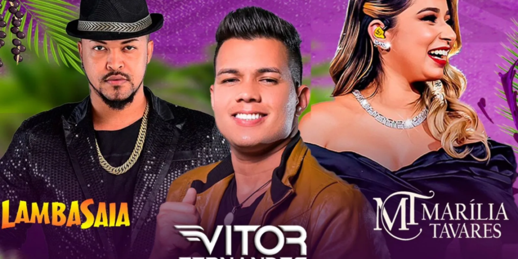 Festival do Açaí: Lambasaia, Marília Tavares e Vitor Fernandes agitam Feijó neste final de semana