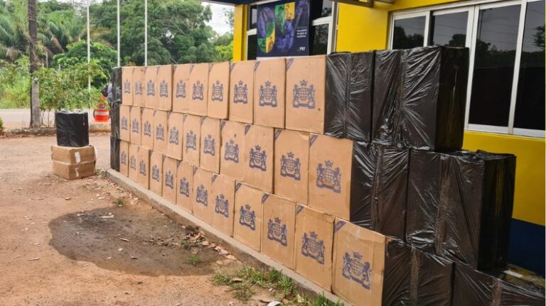 PRF apreende 22,5 mil maços de Point de origem estrangeira no Acre