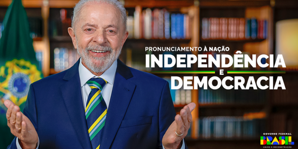 Lula exalta democracia em pronunciamento da Independência lula-exalta-democracia-em-pronunciamento-da-independencia