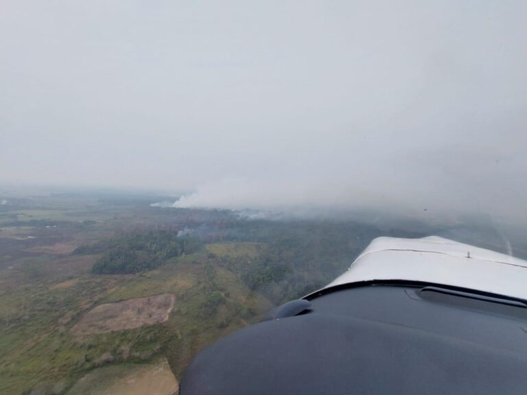 Incêndio próximo ao aeroporto de Cruzeiro do Sul já dura 10 dias
