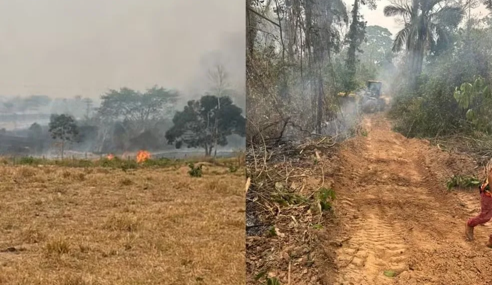 Incêndio em fazenda no Acre gera prejuízo de mais de R$ 1 milhão