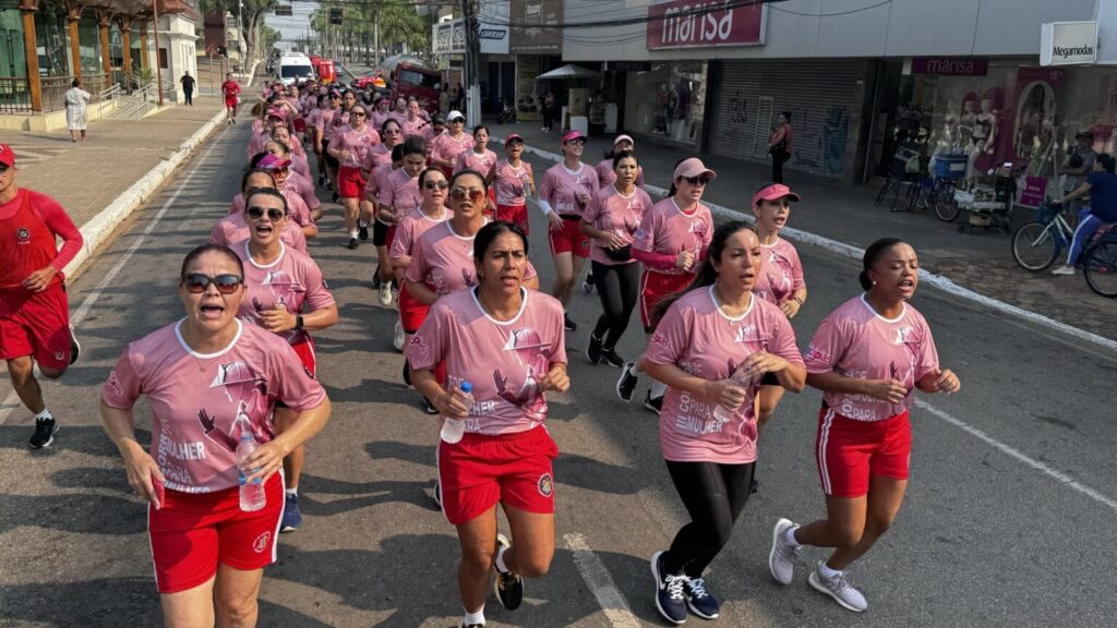 Representação feminina e combate ao câncer de mama marcam 3ª Corrida de Mulher para Mulher do Corpo de Bombeiros do Acre