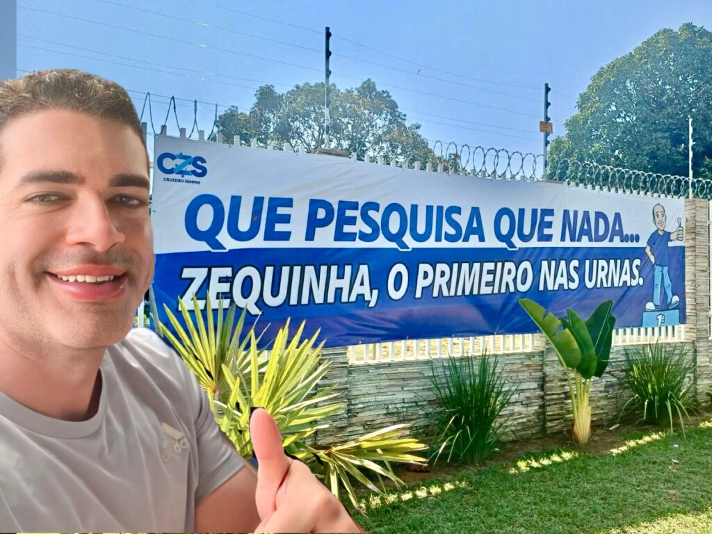 Faixa na casa de Chefe da Casa Civil provoca família Sales após vitória de Zequinha