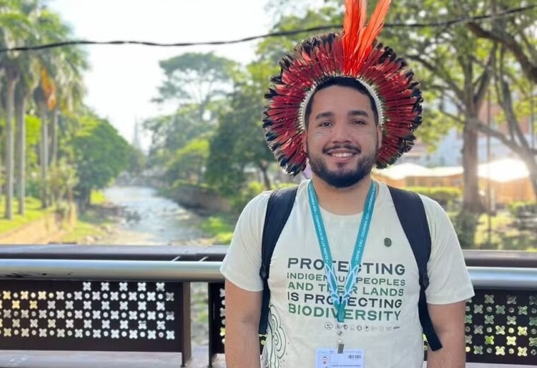 Liderança do povo Manchineri no Acre participa da COP16 na Colômbia: ‘vamos para a luta’