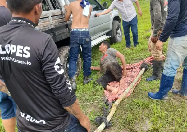 Homem sofre acidente durante derrubada de árvore no interior do Acre