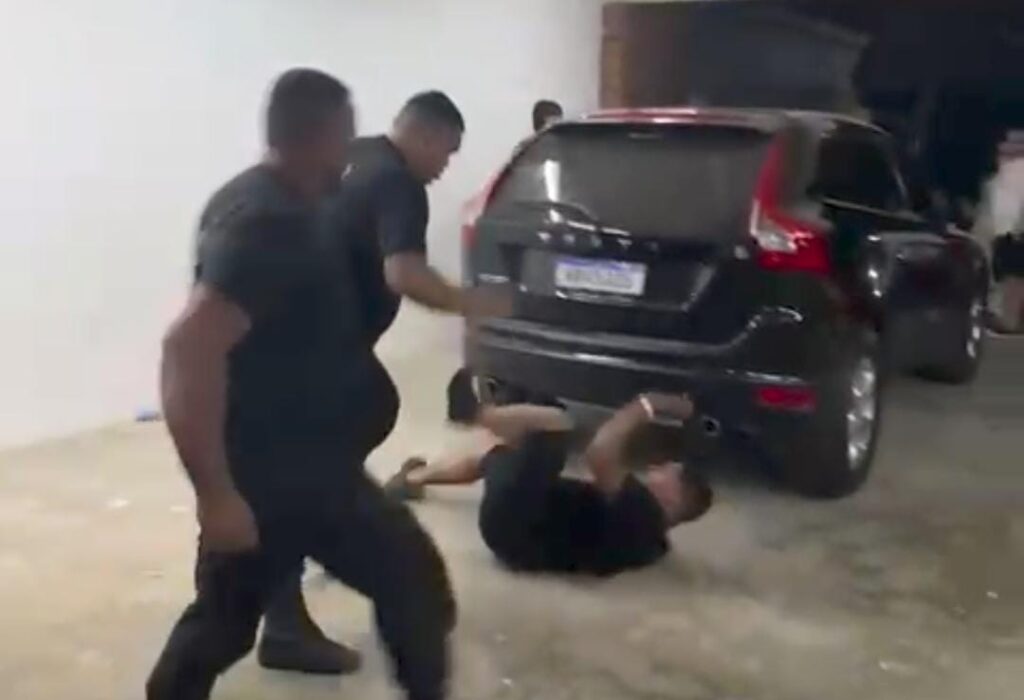 Homem é agredido por seguranças em camarote no Réveillon da Família; ASSISTA