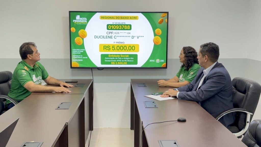 Estado divulga novos vencedores do Nota Premiada com prêmio de até R$ 20 mil