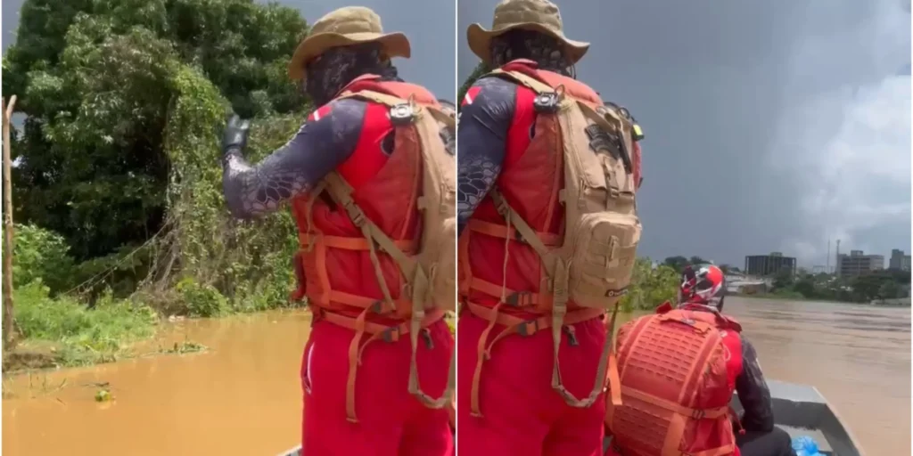 Bombeiros seguem com buscas por jovem desaparecido no Rio Acre pelo 3º dia