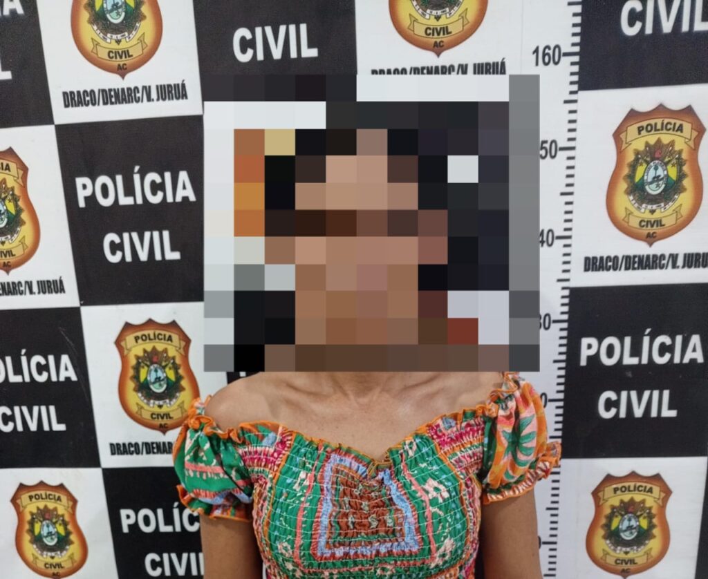 Polícia prende mulher condenada a 7 anos de prisão por tráfico de drogas em Cruzeiro do Sul
