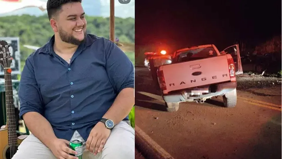 Cantor sertanejo Cezar Filho morre aos 23 anos após acidente em SC