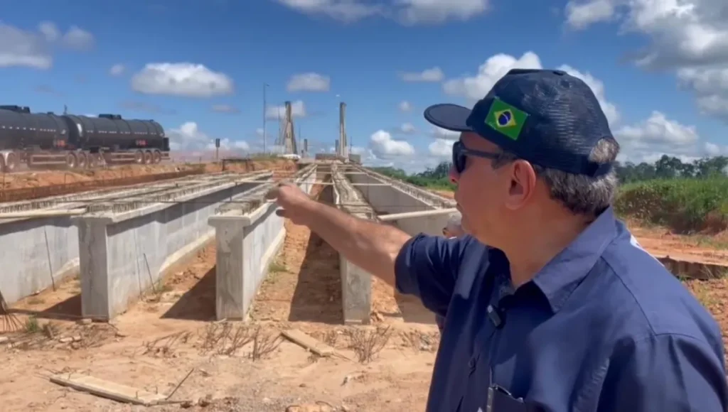 Viga é substituída e DNIT retoma obras de ampliação da ponte de Tarauacá após falha em estrutura