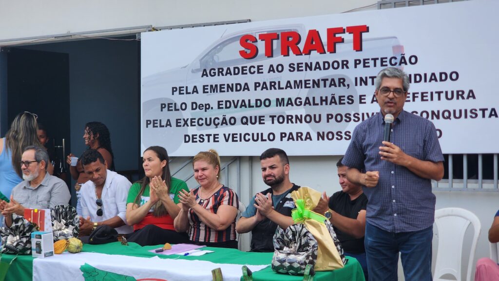 Emenda de Petecão, a pedido de Edvaldo Magalhães, possibilita a entrega de caminhonete ao Sindicato Rural de Tarauacá