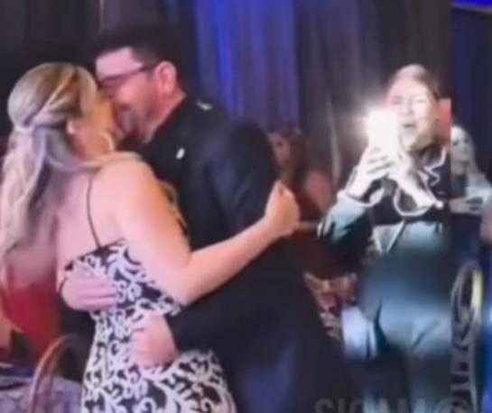 Gladson beija influenciadora durante baile da PM no Acre e assume namoro; ASSISTA