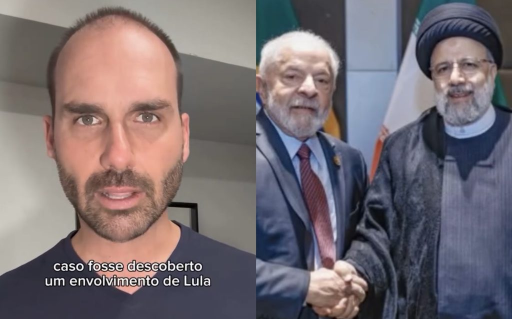 Eduardo Bolsonaro levanta suspeita do envolvimento de Lula com aiatolás iranianos para fornecimento de urânio